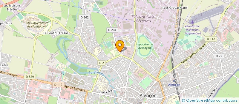 localisation de l'entreprise COMITE D ENTREPRISE SINGER à ALENCON