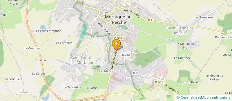 localisation de l'entreprise COMITE D'ENTREPRISE SNCO à SAINT-LANGIS-LES-MORTAGNE