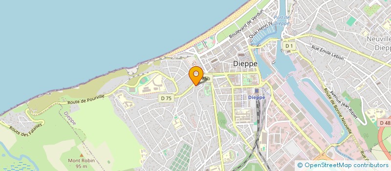 localisation de l'entreprise COMITE D'ENTREPRISE SOCIETE GENERALE à DIEPPE