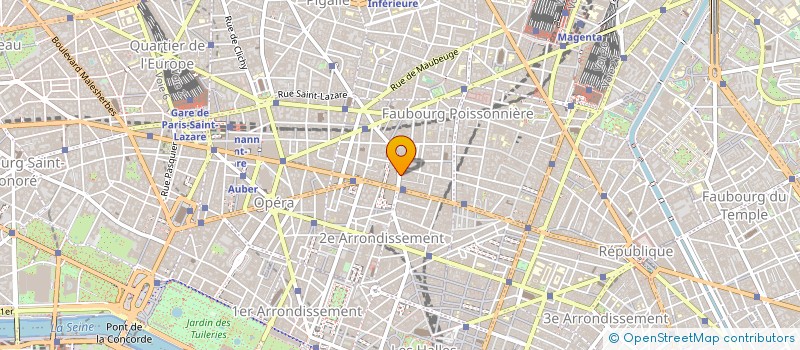 localisation de l'entreprise COMITE D'ENTREPRISE SODISTOUR-TOURISTRA  PARIS