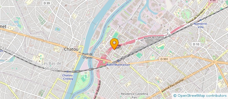 localisation de l'entreprise COMITE D'ENTREPRISE SOGESSUR à RUEIL-MALMAISON