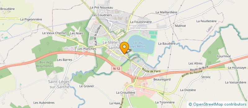localisation de l'entreprise COMITE D'ENTREPRISE SOLANO à LE MELE-SUR-SARTHE
