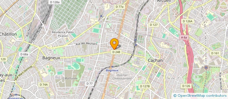 localisation de l'entreprise COMITE D'ENTREPRISE SOLYSTIC à BAGNEUX