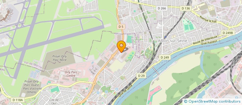 localisation de l'entreprise COMITE D'ENTREPRISE SOPADI à ATHIS-MONS