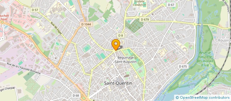 localisation de l'entreprise COMITE D ENTREPRISE SUPPLAY à SAINT-QUENTIN