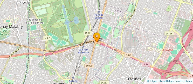 localisation de l'entreprise COMITE D'ENTREPRISE TERADATA FRANCE à ANTONY