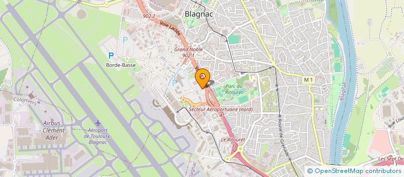 localisation de l'entreprise COMITE D'ENTREPRISE THALES CRYOGENIE  BLAGNAC