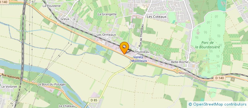 localisation de l'entreprise COMITE D'ENTREPRISE TLD EUROPE  MONTLOUIS-SUR-LOIRE