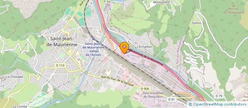 localisation de l'entreprise COMITE D ENTREPRISE TRIMET FRANCE à SAINT-JEAN-DE-MAURIENNE