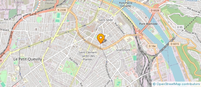localisation de l'entreprise COMITE D'ENTREPRISE UES MATMUT à ROUEN