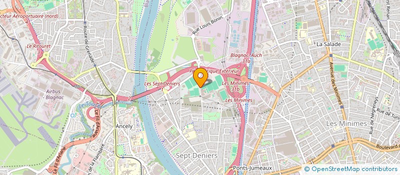 localisation de l'entreprise COMITE D ENTREPRISE UES MONNE DECROIX à TOULOUSE