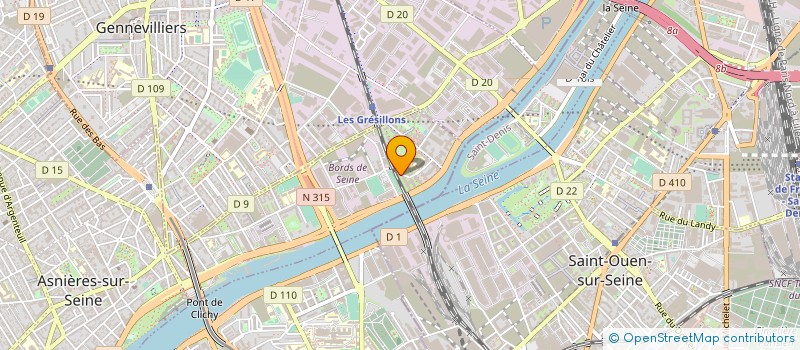 localisation de l'entreprise COMITE D ENTREPRISE XEROX à ASNIERES-SUR-SEINE