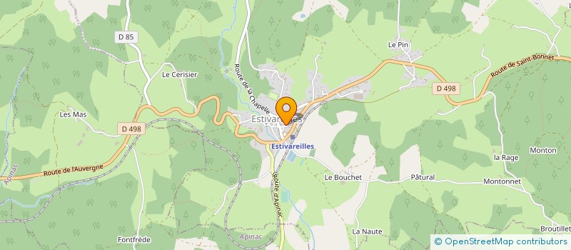 localisation de l'entreprise COMITE D ESTIVAREILLES DES ANCIENS COMBATTANTS D ALGERIE à ESTIVAREILLES