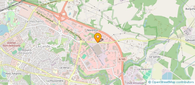 localisation de l'entreprise COMITE D ETABL MICHELIN à VANNES