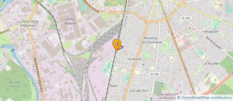 localisation de l'entreprise COMITE D'ETABL SNCF à LE MANS