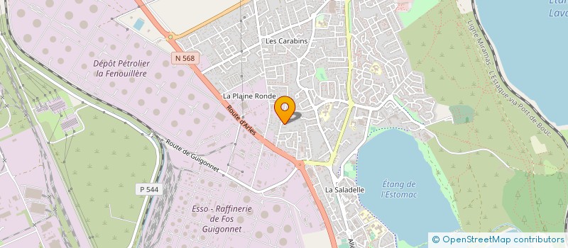 localisation de l'entreprise COMITE D ETABLI RAFFINERIE ESSO  FOS-SUR-MER
