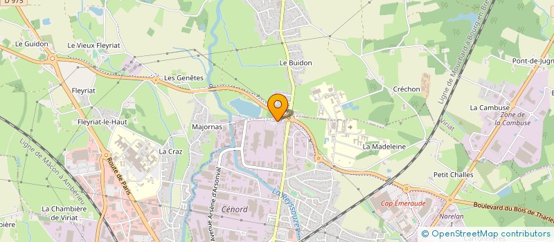 localisation de l'entreprise COMITE D'ETABLIS SPRINT METAL à BOURG-EN-BRESSE