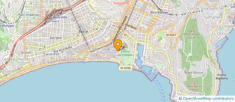 localisation de l'entreprise COMITE D ETABLISS WESTINGHOUSE à NICE