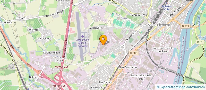 localisation de l'entreprise COMITE D ETABLISSEMENT ACTARIS à MACON
