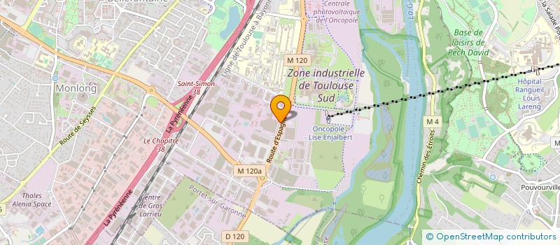 localisation de l'entreprise COMITE D'ETABLISSEMENT ALCAN FRANCE SA à TOULOUSE