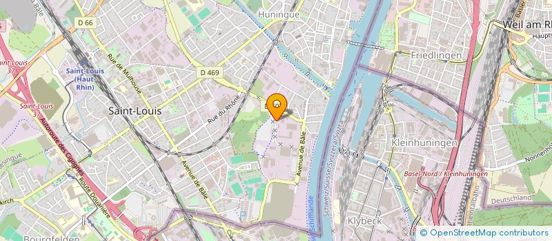 localisation de l'entreprise COMITE D ETABLISSEMENT BASF PERFORMANCE PRODUCTS  HUNINGUE