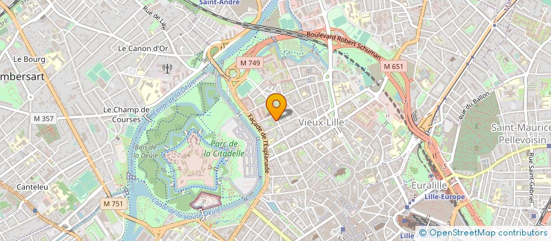 localisation de l'entreprise COMITE D ETABLISSEMENT CNRO à LILLE