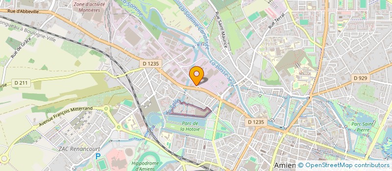 localisation de l'entreprise COMITE D ETABLISSEMENT COOP  AMIENS