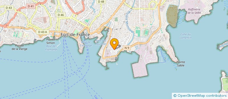 localisation de l'entreprise COMITE D'ETABLISSEMENT DE L' ETABLISSEMENT FRANCAIS DU SANG DE MARTINIQUE à FORT-DE-FRANCE