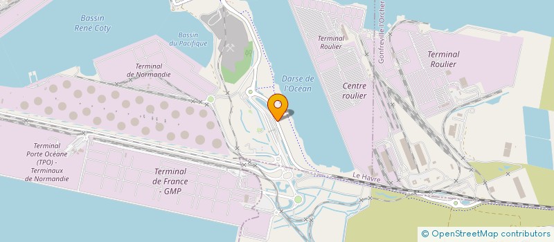 localisation de l'entreprise COMITE D'ETABLISSEMENT DE LA CIM à LE HAVRE