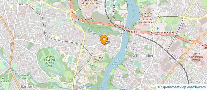 localisation de l'entreprise COMITE D'ETABLISSEMENT DU CETIM NANTES à NANTES