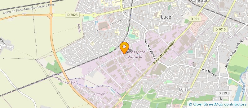 localisation de l'entreprise COMITE D ETABLISSEMENT EURE ET LOIR DE SOCCOIM à LUCE