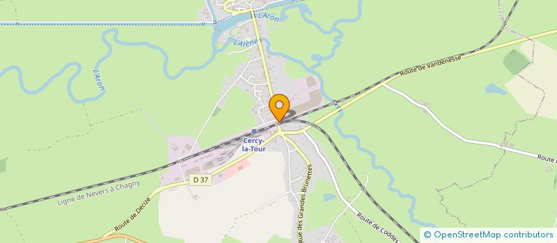 localisation de l'entreprise COMITE D ETABLISSEMENT FAURECIA  CERCY-LA-TOUR
