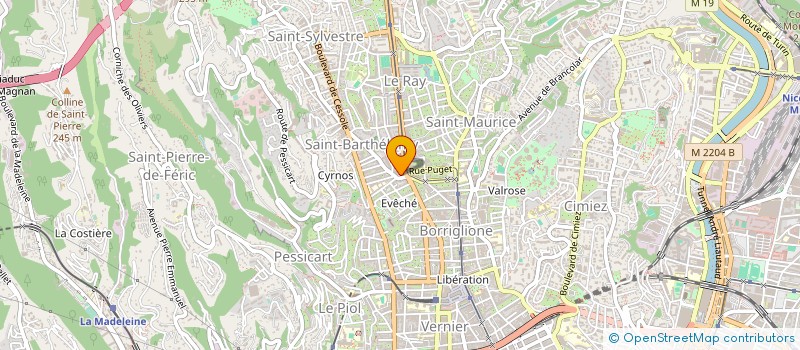 localisation de l'entreprise COMITE D ETABLISSEMENT FRANCE TELECOM à NICE