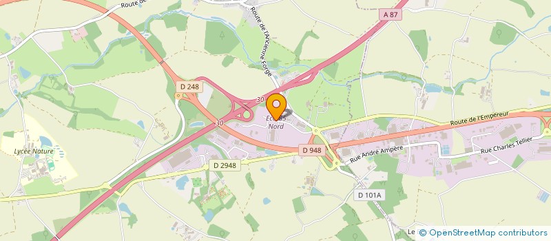 localisation de l'entreprise COMITE D'ETABLISSEMENT HEPPNER VENDEE CHARENTE à LA ROCHE-SUR-YON