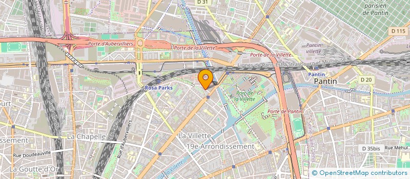 localisation de l'entreprise COMITE D'ETABLISSEMENT IDF LA PLATEFORME DU BATIMENT  PARIS