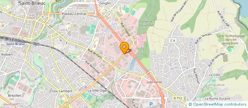 localisation de l'entreprise COMITE D'ETABLISSEMENT LE JOINT FRANCAIS à SAINT-BRIEUC