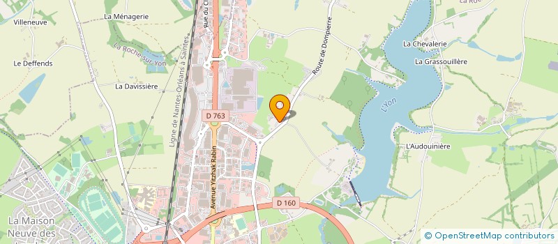 localisation de l'entreprise COMITE D'ETABLISSEMENT MICHELIN à ROCHE SUR YON (LA)