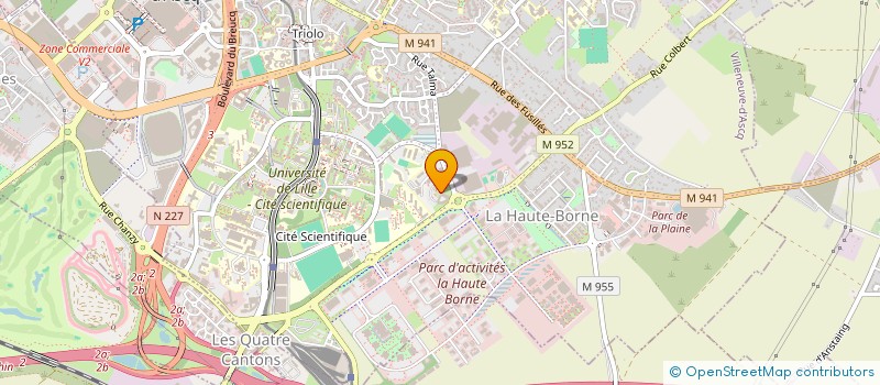 localisation de l'entreprise COMITE D ETABLISSEMENT NORPAC  VILLENEUVE-D'ASCQ
