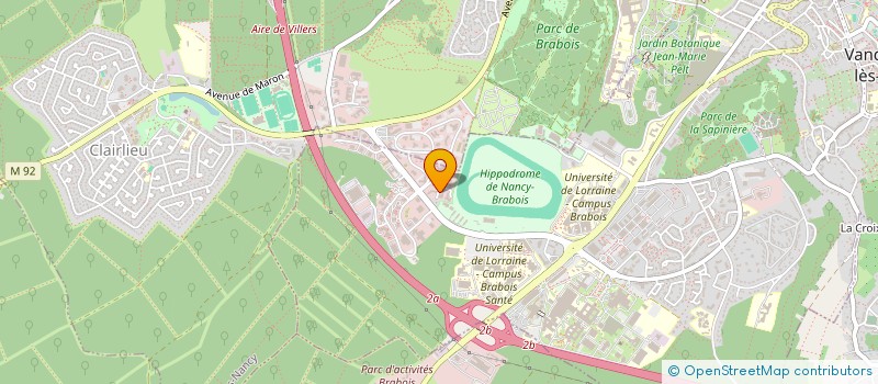 localisation de l'entreprise COMITE D'ETABLISSEMENT OTIS REGION NORD  VANDUVRE-LES-NANCY