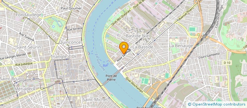 localisation de l'entreprise COMITE D ETABLISSEMENT POLE EMPLOI AQUITAINE à BORDEAUX