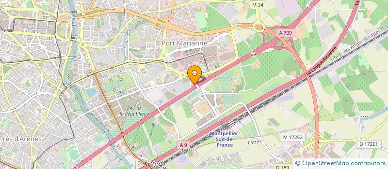 localisation de l'entreprise COMITE D'ETABLISSEMENT POLE EMPLOI LANGUEDOC ROUSSILLON à MONTPELLIER