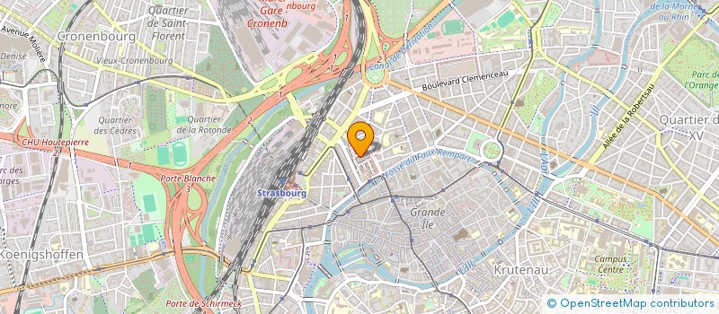 localisation de l'entreprise COMITE D ETABLISSEMENT RANK XEROX  STRASBOURG