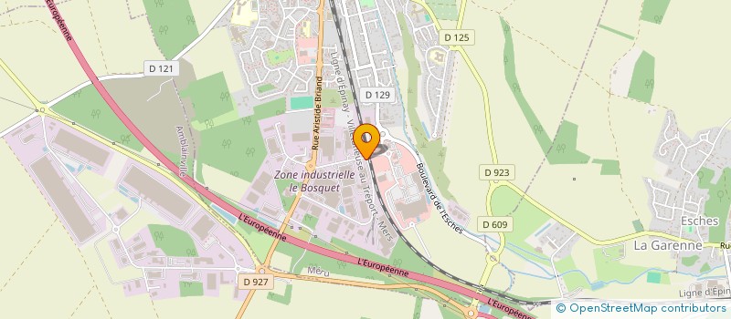 localisation de l'entreprise COMITE D'ETABLISSEMENT SAFRAN ELECTRICAL AND POWER MERU  MERU