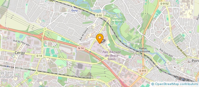 localisation de l'entreprise COMITE D ETABLISSEMENT SAGEM COMMUNICATIONS OSNY  OSNY