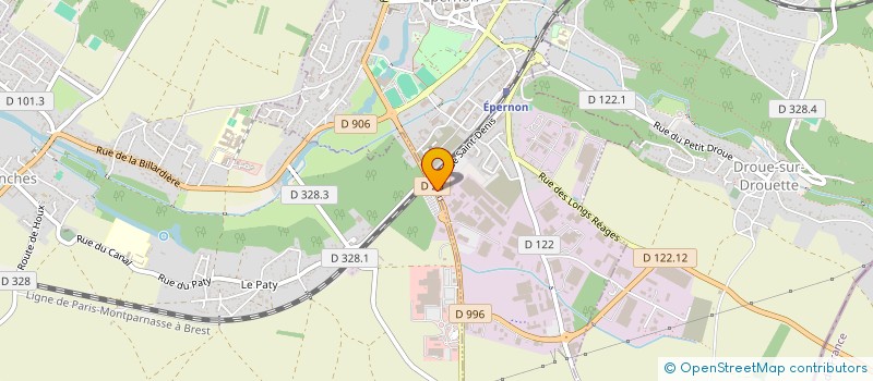 localisation de l'entreprise COMITE D'ETABLISSEMENT SEALED AIR S.A.S. à EPERNON