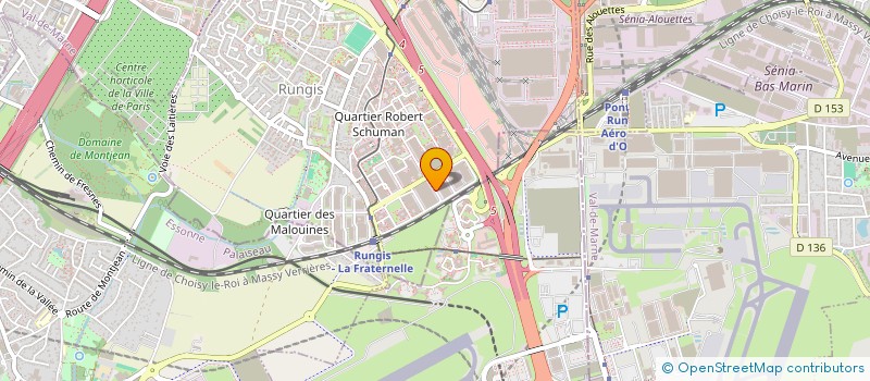 localisation de l'entreprise COMITE D'ETABLISSEMENT SECURITAS IDF COURONNE  CHEVILLY-LARUE