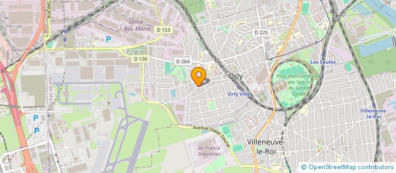 localisation de l'entreprise COMITE D'ETABLISSEMENT SEXTANT AVIONIQUE à ORLY