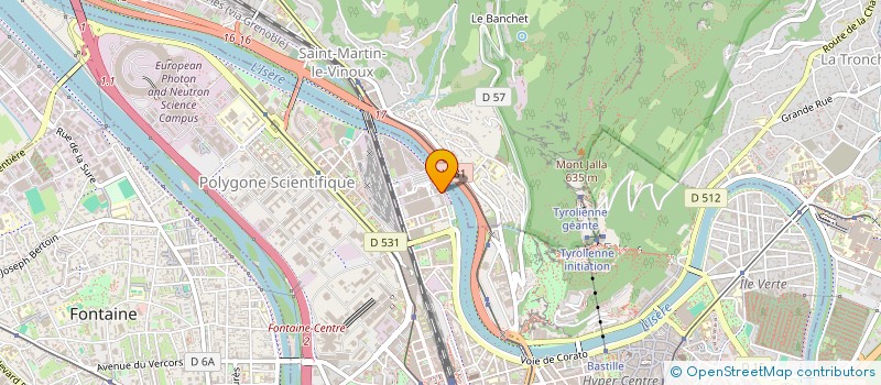 localisation de l'entreprise COMITE D ETABLISSEMENT SIEMENS ENERGY  GRENOBLE