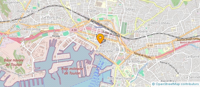 localisation de l'entreprise COMITE D'ETABLISSEMENT SOCIETE GENERALE  TOULON