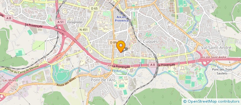 localisation de l'entreprise COMITE D ETABLISSEMENT SOCIETE GENERALE D AIX EN PROVENCE à AIX EN PROVENCE